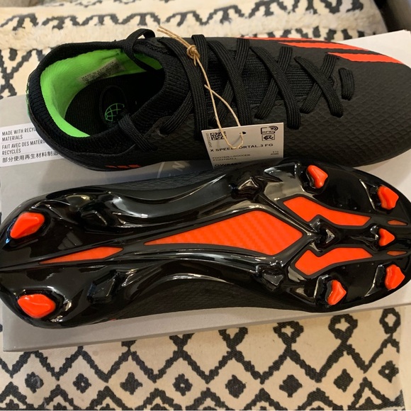 🔅NEW🔅Size 2 Kids soccer cleats | Adidas X SPEEDPORTAL.3 FIRM GROUND CLEATS - Picture 7 of 8